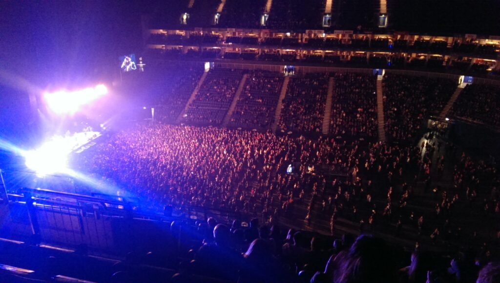 The crowd for concert of Noah and the Whate